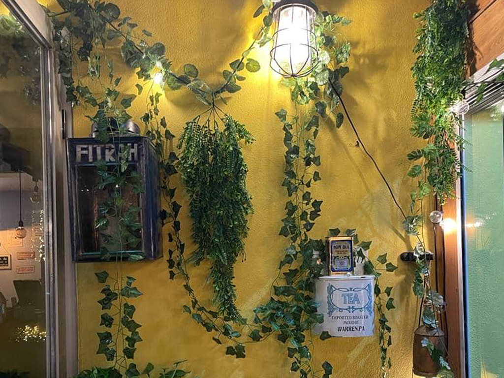 Fotografia do interior do restaurente