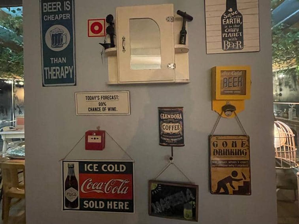 Fotografia do interior do restaurente