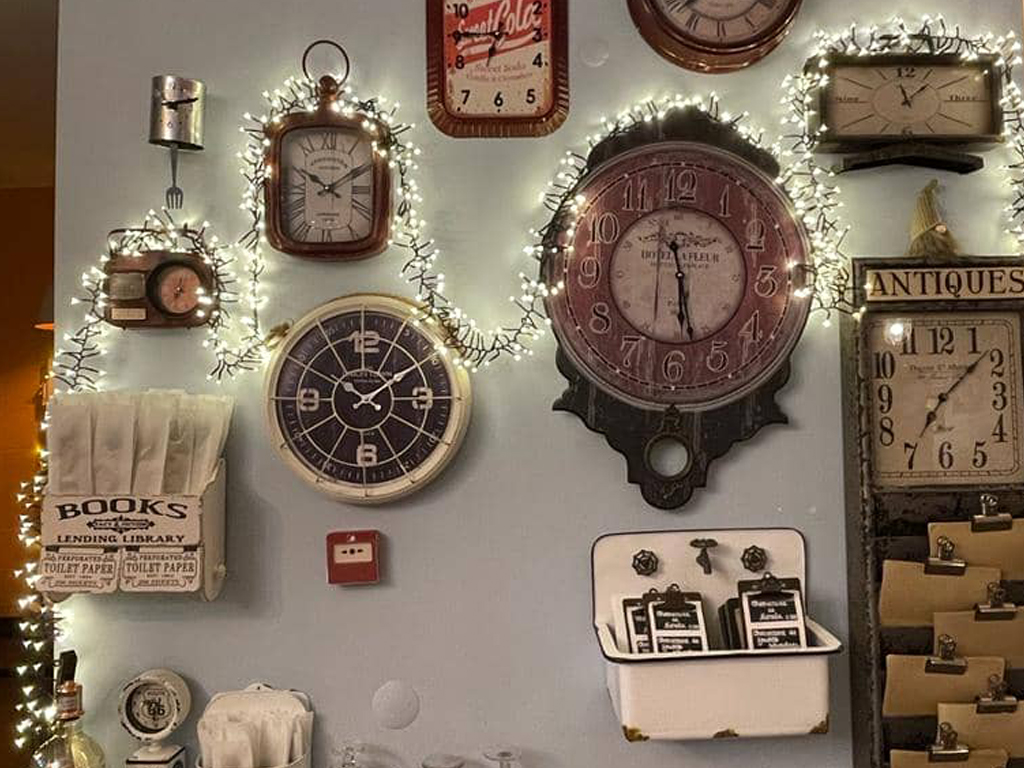 Fotografia do interior do restaurente